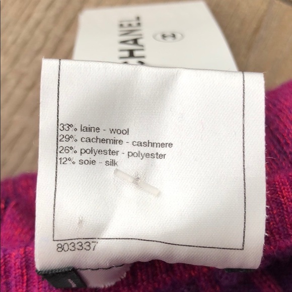 NWT CHANEL Scarf Neck Sweater - Picture 7 of 12